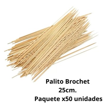 PALITOS BROCHETTE 25cm x 50u