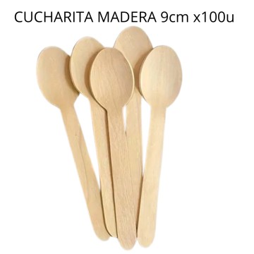 COTILLON CUCHARITA MADERA 9cm x100u