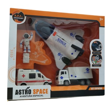 JUG CYB SET ESPACIAL 56319 C/ASTRONAUTA Y NAVE