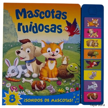 LIBRO G5 MASCOTAS RUIDOSAS 8 SONIDOS