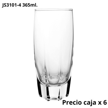 BZ VASO TRAGO 365ml x6 JS3101-4