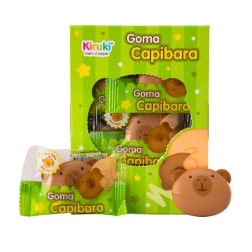 GOMA BORRAR KIRUKI CAPIBARA x24u LAPIZ/ROLLER