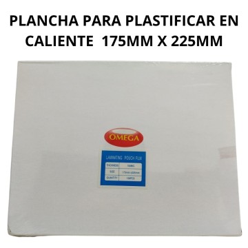 SOBRE PLAST-CAL 175x225  x100h