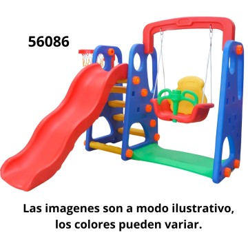 JUG CYB TOBOGAN Y HAMACA SET 56086 165x130x120cm