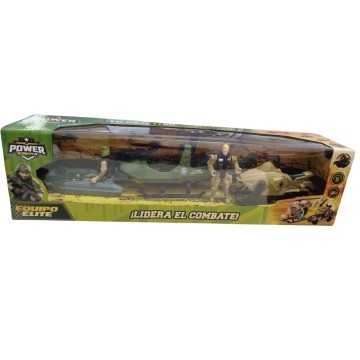 JUG CYB SET MILITAR 56848 C/HELICOPTERO