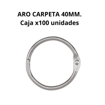 ARO METALICO OLAMI 40mm Cx100u