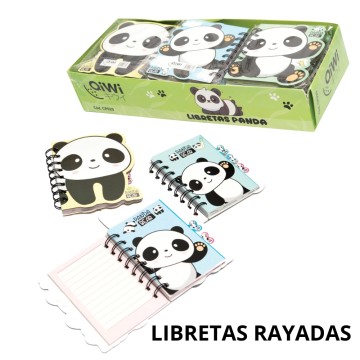 LIBRETA QIWI PANDA CP020 C/ESPIRAL