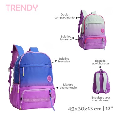 MOCHILA TRENDY 28544