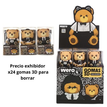 WERO GOMA 3D BEARS WE4334
