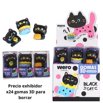 WERO GOMA 3D BLACK CAT WE4337