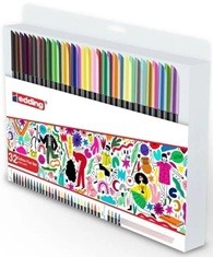 MARCADOR EDDING COLOUR FUN SET x32