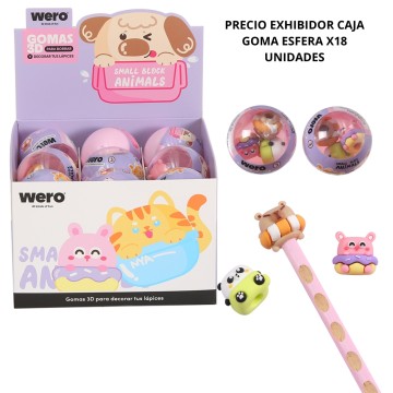 WERO GOMA 3D SMALL ANIMALS WE4342