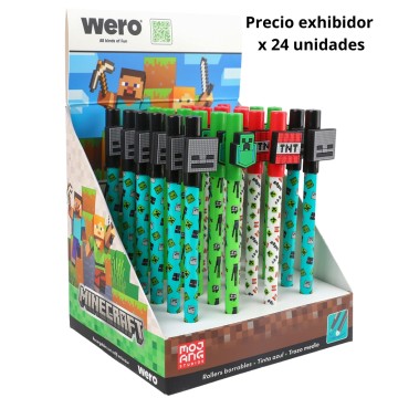 WERO ROLLER BORRABLE MINECRAFT WE4235