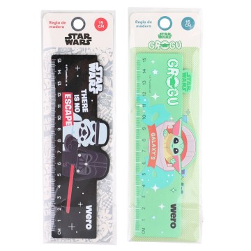 WERO REGLA MADERA 15cm STAR WARS WE4319