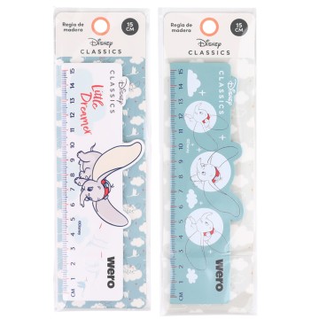 WERO REGLA MADERA 15cm CLASSICS DUMBO WE4318