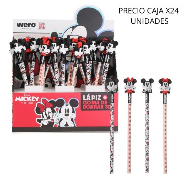 WERO LAPIZ C/GOMA MICKEY WE4301