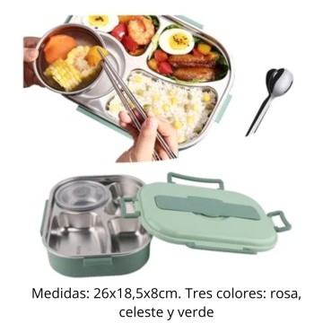 LUNCHERA 5M14513 SET 3 DIVISORIO C/CUCHARA