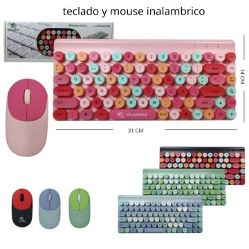 COMP TECLADO MAT0524 +MOUSE INALAMBRICO