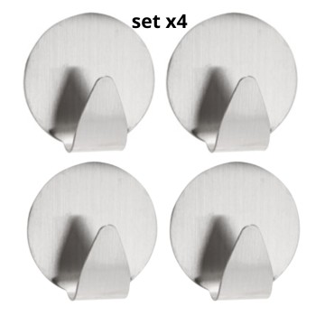 BZ PERCHA GANCHO SET x4 PAL0295 METAL