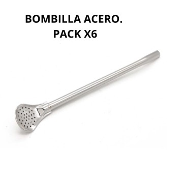 BZ BOMBILLA ACERO x 6u CR15206