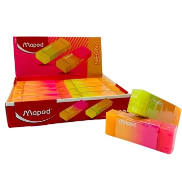 GOMA BORRAR MAPED NEON 121901