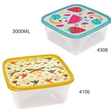 BZ CONTENED CUADRADO 3000ml 4106/4107/4308