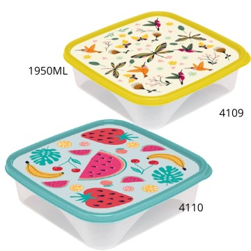 BZ CONTENED CUADRADO 1950ml 4109/4110