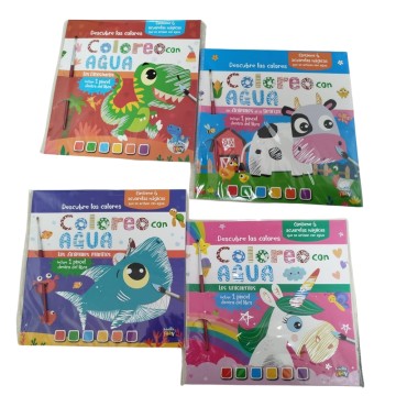 LIBRO SCHOOL COLOREO C/AGUA 4T