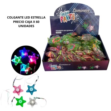COT COLGANTE LED ESTRELLA x60u SPLT553