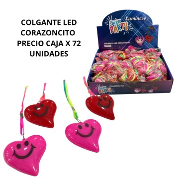 COT COLGANTE LED CORAZON x72u SPLT544