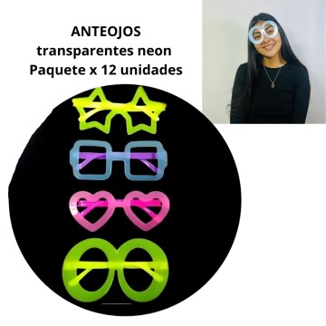 COT ANTEOJO NEON TRANSPARENTE  x12u SPL101
