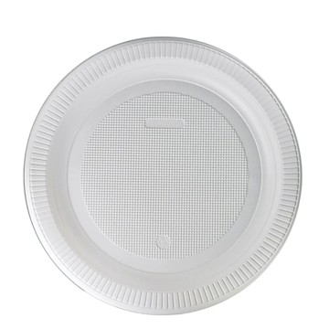 COT PLATO PLASTICO x 10u 18cm BLANCO