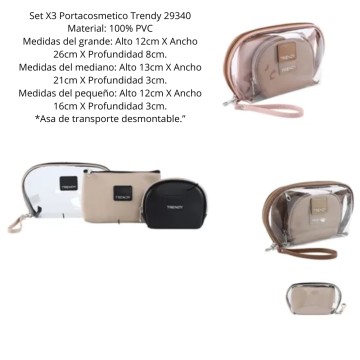 PORTACOSMETICO TRENDY 29340