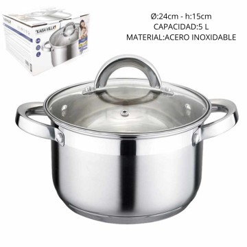 BZ CACEROLA ACERO 24cm 57915513