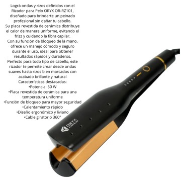 BZ ELEC RIZADOR PELO OR-RZ101 PLACA CERAMICA