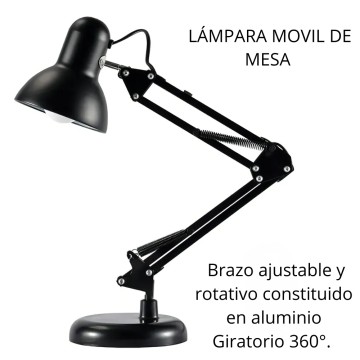 BZ LUZ MESA OR-L02 MOVIL BRAZO AJUSTABLE