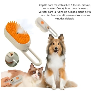 BZ CEPILLO MASCOTA BR-2531 C/SPRAY