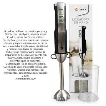 BZ ELEC LICUADORA HB-6005A D/MANO C/VASO