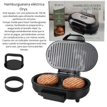 BZ ELEC HAMBURGUESERA OR-1500 ELECTRICA