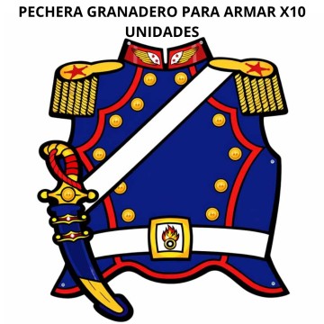 COT PATRIOS PECHERA GRANADERO x 10u 91006