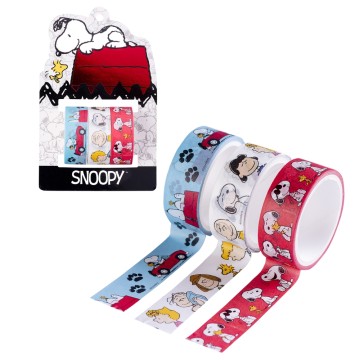 MAW SNOOPY WASHI TAPE x 3u 1342110102