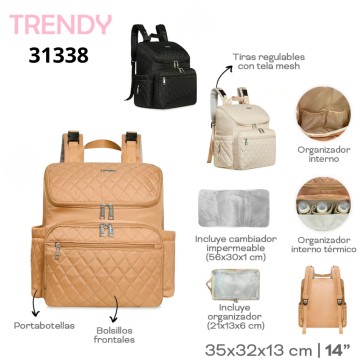 MOCHILA MATERNAL TRENDY 31338
