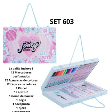 REG FOOTY VALIJA DE ARTE SET603/SET604