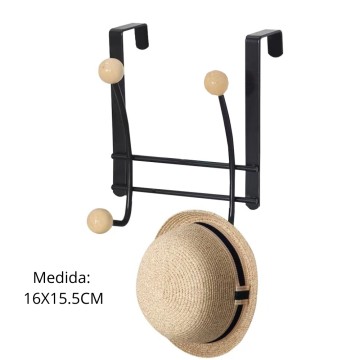 BZ PERCHERO PUERTA 2 GANCHO 57916306