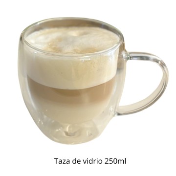 BZ TAZA VIDRIO 250ml JK-4499 E/CJ