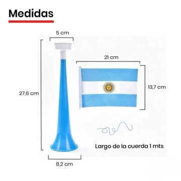 COT CORNETA C/BANDERA ARGENTINA WCF-04
