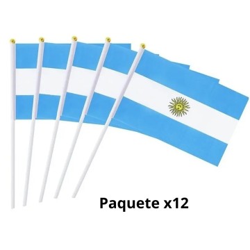 COT BANDERA ARG WCF-26 14x21cm Paq x 12u