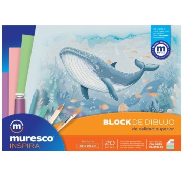 BLOCK MURESCO OFICIO INSPIRA x20hj COL PASTEL