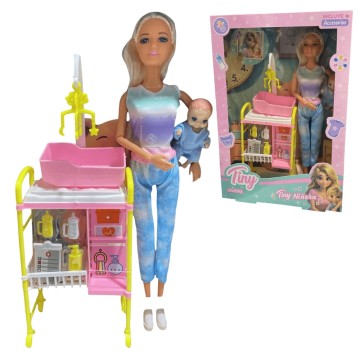 JUG TINY MUÑECA 55861 NIÑERA TINY