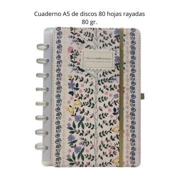 ART IBI HELEN CUADERNO A5 DISCO 80hj +STICKERS